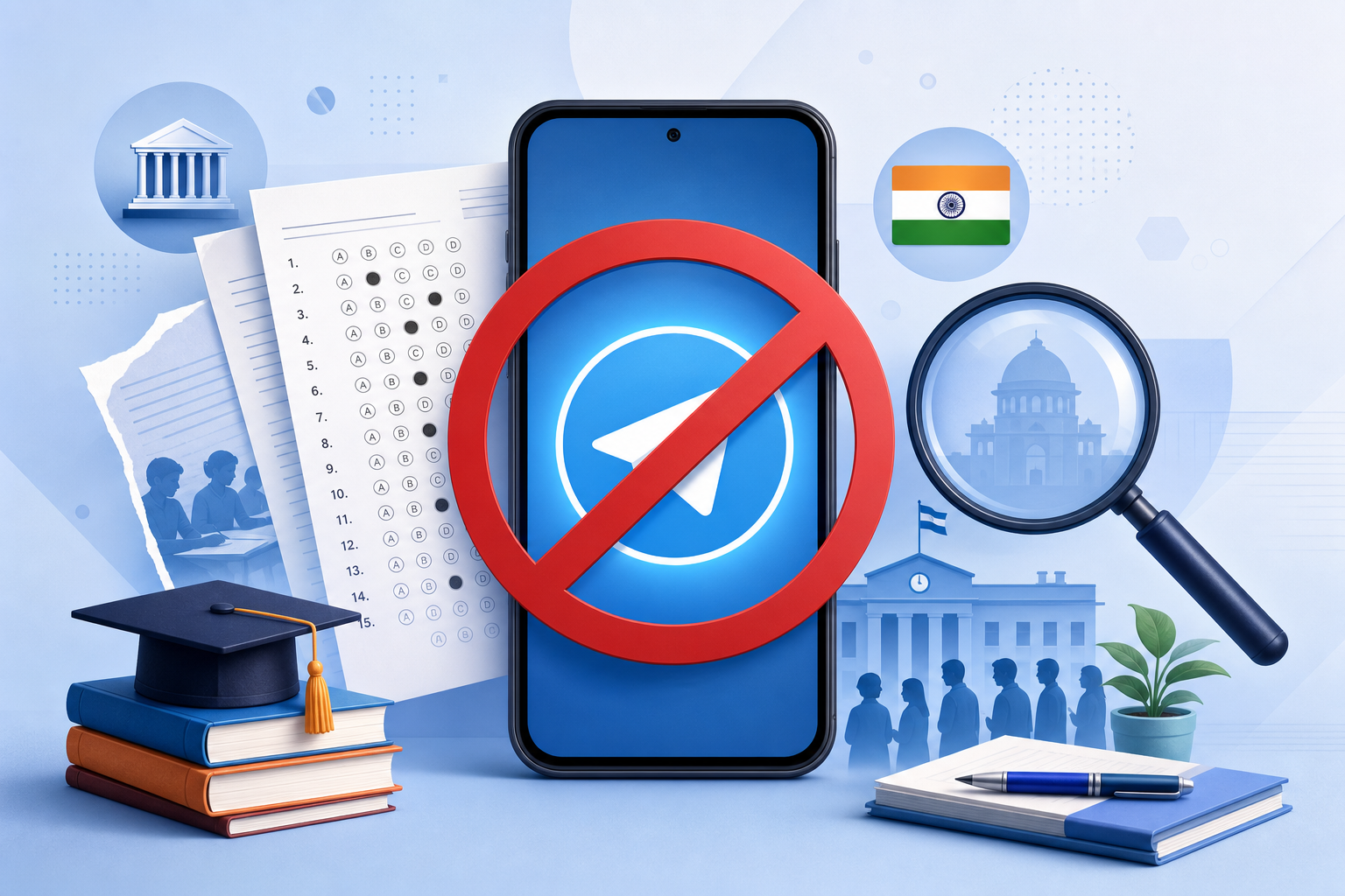 NEET Paper Leak & the Telegram Ban Debate: Why Banning an App Won't Fix a Broken System — preview